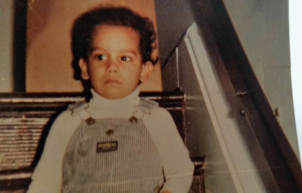 Photo of Alejandro as a young child